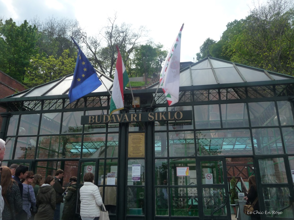 The bottom station of  the Funicular Of Buda Castle
