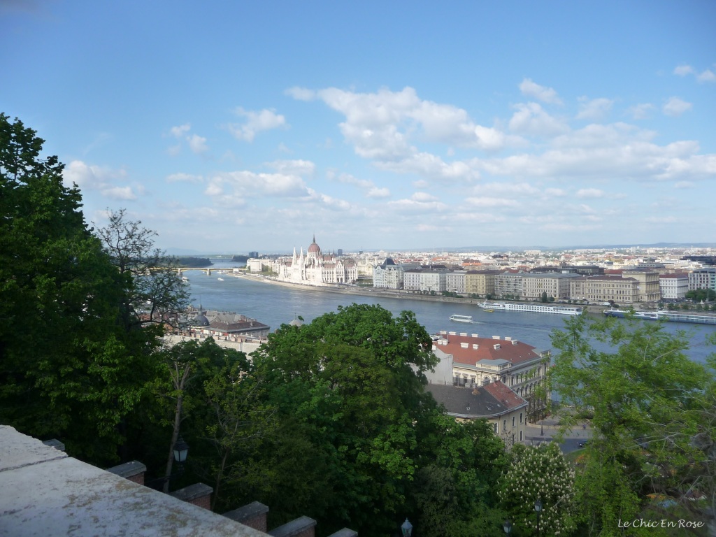 View from Buda Castle Hill Lookout at the top of the Funicular Railway