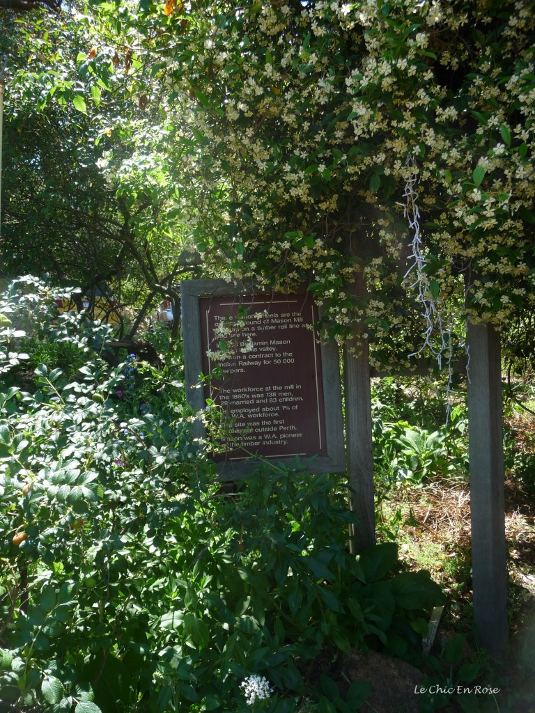 Commemorative Plaque to the early settlers of the Carmel area and the founders of the timber industry in particular Benjamin Mason