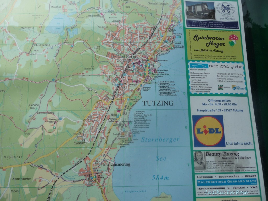 Map Of Tutzing