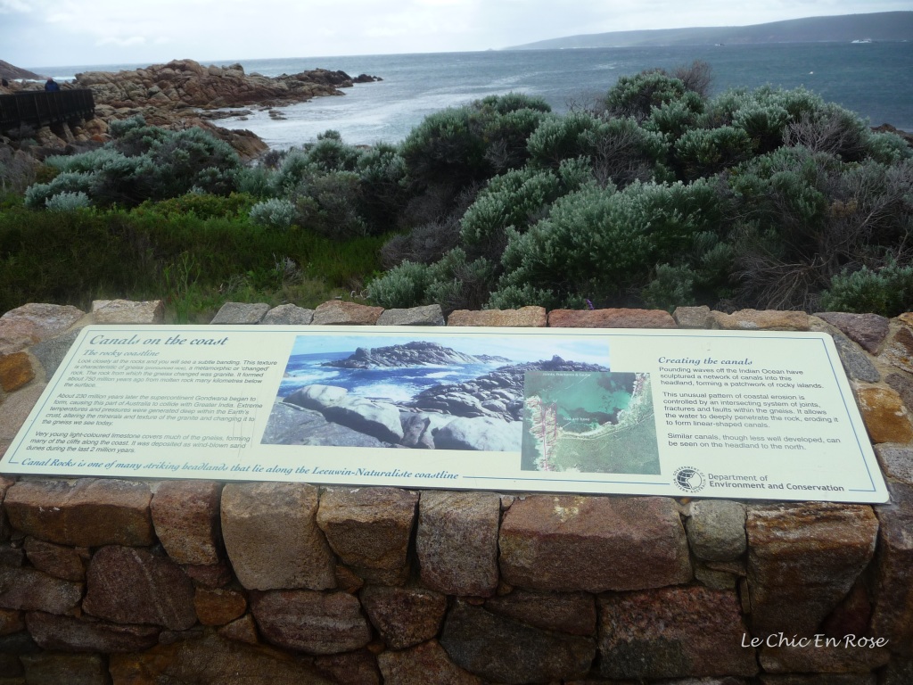 Explanation of the formation of Canal Rocks in Western Australia