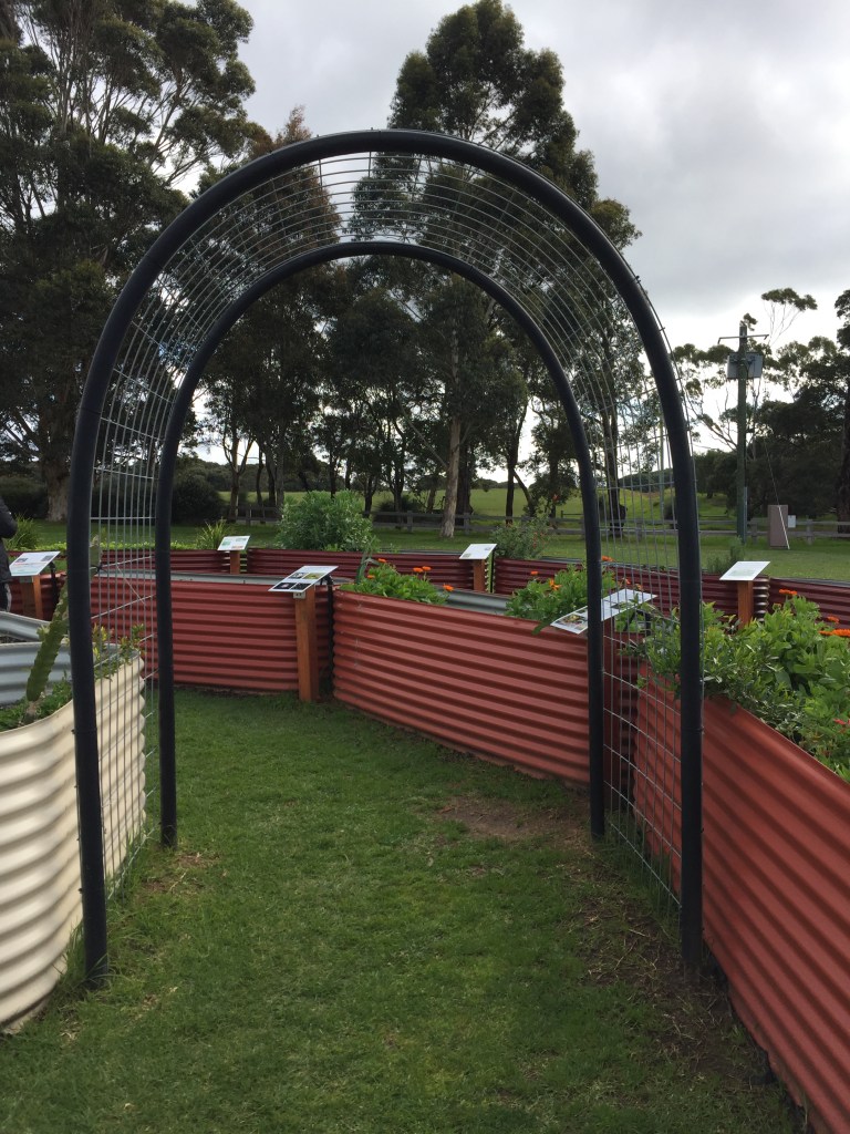 Entrance to the Cullen Wines Biodynamic Spiral Garden Tour